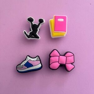 Set of 4 Cute Shoe Charms